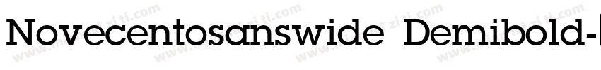 Novecentosanswide Demibold字体转换